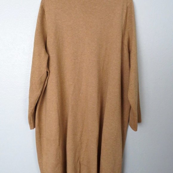 J Jill Camel Soft Cardigan Sweater Duster / Topper 4X - Picture 14 of 16